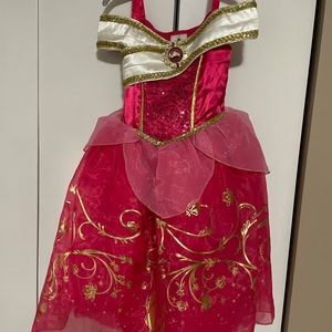 EUC Princess Aurora gown with matching shoes